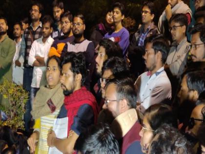 After meeting with MHRD, JNUSU president says strike will continue | After meeting with MHRD, JNUSU president says strike will continue