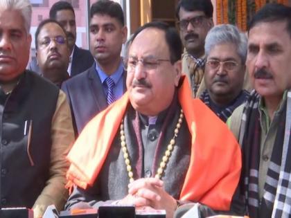 Nadda pays floral tribute to Sant Ravidas on birth anniversary | Nadda pays floral tribute to Sant Ravidas on birth anniversary