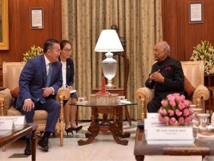 Kovind hosts Mongolian Prez, says 2 countries not just strategic partners but also 'spiritual neighbours' | Kovind hosts Mongolian Prez, says 2 countries not just strategic partners but also 'spiritual neighbours'