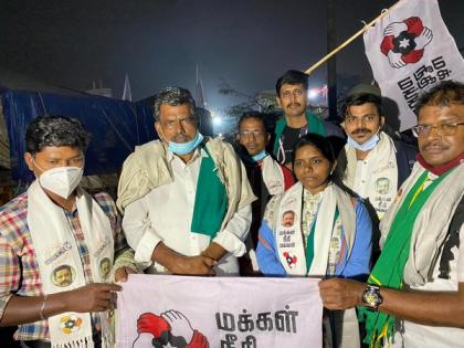 Kamal Haasan's MNM joins farmer protest at Singhu border | Kamal Haasan's MNM joins farmer protest at Singhu border