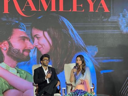 Alia, Ranveer launch 'Ve Kamleya' from 'Rocky Aur Rani Kii Prem Kahaani' in Delhi visit | Alia, Ranveer launch 'Ve Kamleya' from 'Rocky Aur Rani Kii Prem Kahaani' in Delhi visit Alia, Ranveer launch 'Ve Kamleya' from 'Rocky Aur Rani Kii Prem Kahaani' in Delhi visit | Alia, Ranveer launch 'Ve Kamleya' from 'Rocky Aur Rani Kii Prem Kahaani' in Delhi visit