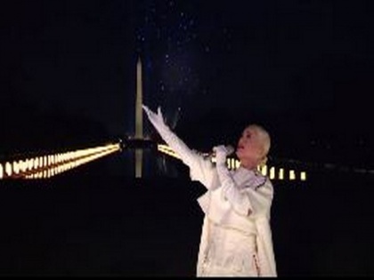 Katy Perry sings 'Fireworks', closes presidential inauguration day with patriotic performance | Katy Perry sings 'Fireworks', closes presidential inauguration day with patriotic performance