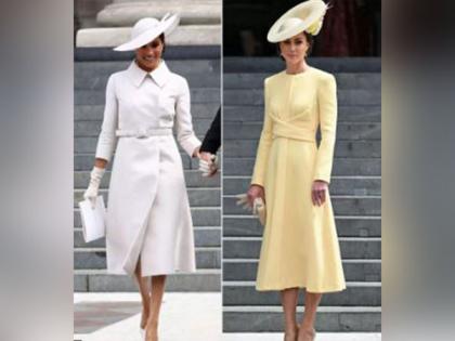 Meghan Markle, Kate Middleton step up their fashion game at Jubilee service | Meghan Markle, Kate Middleton step up their fashion game at Jubilee service