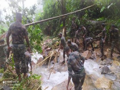 Army column arrives in Wayanad for rescue operations | Army column arrives in Wayanad for rescue operations