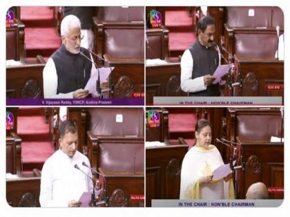 Harbhajan Singh, Misa Bharti, Rajeev Shukla among 28 MPs take oath in Rajya Sabha | Harbhajan Singh, Misa Bharti, Rajeev Shukla among 28 MPs take oath in Rajya Sabha