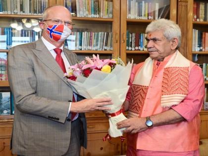 Norwegian Ambassador to India calls on J-K Lt Governor Manoj Sinha | Norwegian Ambassador to India calls on J-K Lt Governor Manoj Sinha