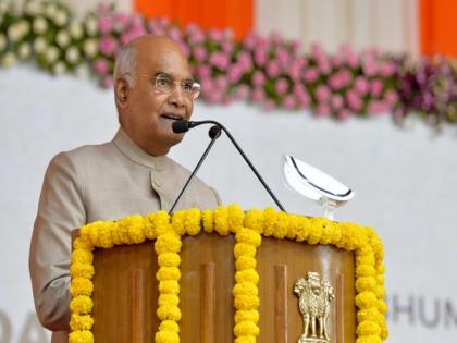 Entire nation's hopes and prayers are with Indian contingent at Tokyo Olympics: President Kovind | Entire nation's hopes and prayers are with Indian contingent at Tokyo Olympics: President Kovind
