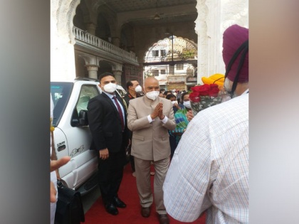 Patna: President Kovind reaches Takht Harmandir Saheb to pay obeisance | Patna: President Kovind reaches Takht Harmandir Saheb to pay obeisance
