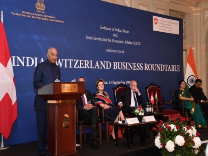 President Kovind addresses India-Switzerland Business Roundtable in Switzerland | President Kovind addresses India-Switzerland Business Roundtable in Switzerland