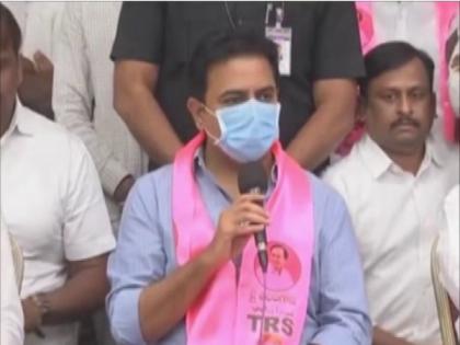 Telangana: KTR supports Bharat Bandh, calls for 'Rasta Roko' in solidarity with farmers | Telangana: KTR supports Bharat Bandh, calls for 'Rasta Roko' in solidarity with farmers