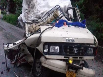 Two killed, three injured after boulders hit vehicles in Himachal's Mandi | Two killed, three injured after boulders hit vehicles in Himachal's Mandi