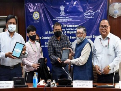 Labour Minister flags off fieldwork of surveys on migrant workers, employment | Labour Minister flags off fieldwork of surveys on migrant workers, employment