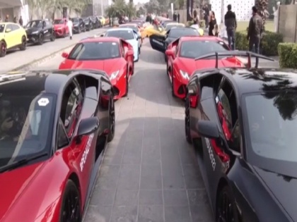 Owners have great fun as they drive 50 Lamborghinis from Gurugram to Shimla | Owners have great fun as they drive 50 Lamborghinis from Gurugram to Shimla