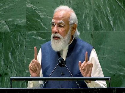 PM Modi invokes Chanakya, Tagore in his UNGA speech | PM Modi invokes Chanakya, Tagore in his UNGA speech