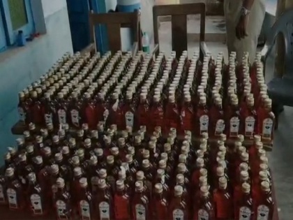 Over 500 illegal liquor bottles seized in Andhra's Nellore | Over 500 illegal liquor bottles seized in Andhra's Nellore