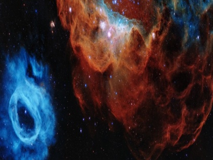 Hubble marks 30 years in space with tapestry of blazing starbirth | Hubble marks 30 years in space with tapestry of blazing starbirth
