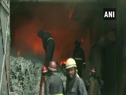Fire breaks out at woollen mill in Ludhiana | Fire breaks out at woollen mill in Ludhiana