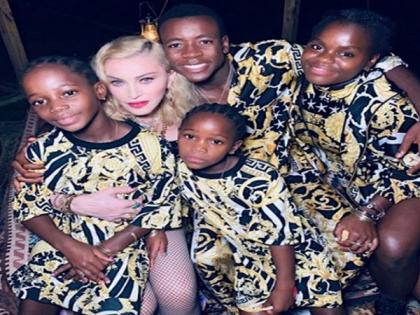 Madonna shares sweet family photo with her kids while celebrating Dad's birthday | Madonna shares sweet family photo with her kids while celebrating Dad's birthday