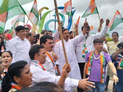Gujarat court verdict: Maha Congress stage protests, slams BJP ‘vendetta’ against Rahul Gandhi | Gujarat court verdict: Maha Congress stage protests, slams BJP ‘vendetta’ against Rahul Gandhi