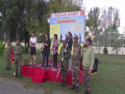 J-K: Army organises 'Rajouri Marathon' under Fit India Movement | J-K: Army organises 'Rajouri Marathon' under Fit India Movement
