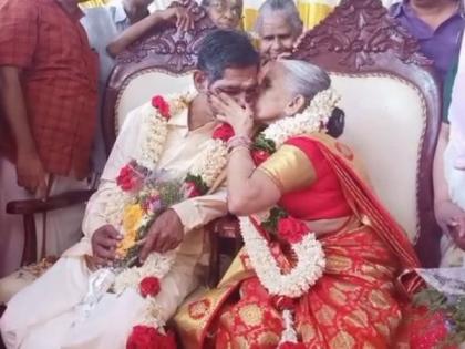 Old-age home lovebirds tie knot in Kerala's Thrissur | Old-age home lovebirds tie knot in Kerala's Thrissur