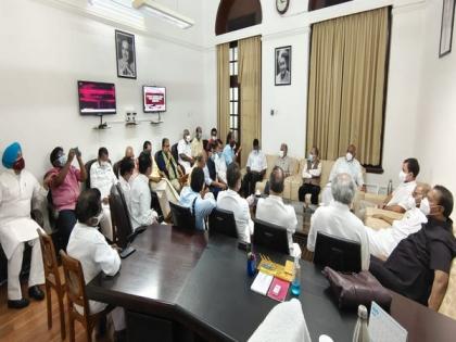 Opposition leaders hold meeting over alleged manhandling of women members in Rajya Sabha | Opposition leaders hold meeting over alleged manhandling of women members in Rajya Sabha Opposition leaders hold meeting over alleged manhandling of women members in Rajya Sabha | Opposition leaders hold meeting over alleged manhandling of women members in Rajya Sabha