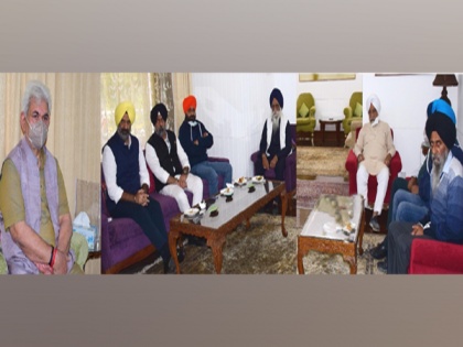 J-K: Sikh delegation meets LG, discusses security issues of minorities | J-K: Sikh delegation meets LG, discusses security issues of minorities