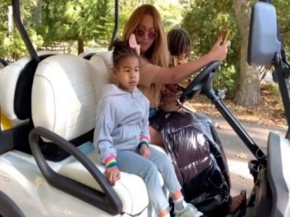 Beyonce shares unseen footage of her three kids | Beyonce shares unseen footage of her three kids