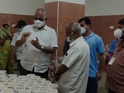 Chandragiri MLA inspects COVID-19 care centre | Chandragiri MLA inspects COVID-19 care centre