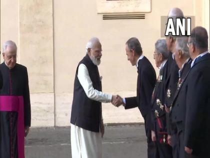 PM Modi arrives in Vatican City to meet Pope Francis ahead of G20 Summit | PM Modi arrives in Vatican City to meet Pope Francis ahead of G20 Summit