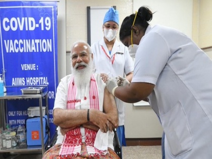 PM Modi takes first dose of COVID-19 vaccine | PM Modi takes first dose of COVID-19 vaccine