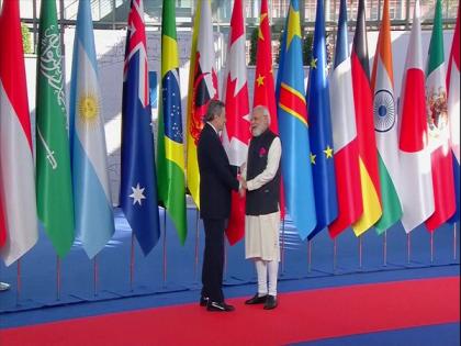 PM Modi arrives at convention centre in Rome for G20 Summit | PM Modi arrives at convention centre in Rome for G20 Summit