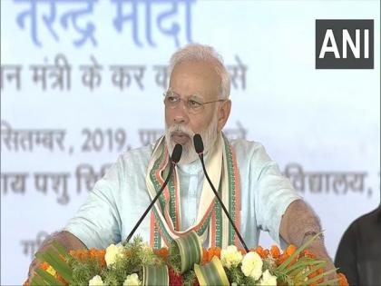 Some people feel that "OM" and" Cow" will take country back to 16th century : Modi | Some people feel that "OM" and" Cow" will take country back to 16th century : Modi
