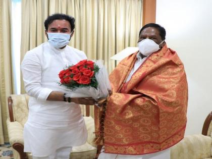 Puducherry CM submits memorandum to MoS Reddy requesting statehood, financial assistance | Puducherry CM submits memorandum to MoS Reddy requesting statehood, financial assistance Puducherry CM submits memorandum to MoS Reddy requesting statehood, financial assistance | Puducherry CM submits memorandum to MoS Reddy requesting statehood, financial assistance