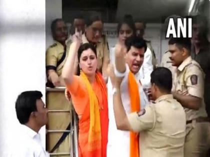 Mumbai civic body issues notice to Rana couple for 'illegal construction' at their residence | Mumbai civic body issues notice to Rana couple for 'illegal construction' at their residence Mumbai civic body issues notice to Rana couple for 'illegal construction' at their residence | Mumbai civic body issues notice to Rana couple for 'illegal construction' at their residence