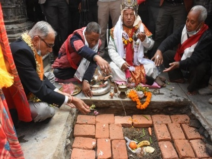 Foundation stone laid for restoration of Seto Machindranath temple in Kathmandu | Foundation stone laid for restoration of Seto Machindranath temple in Kathmandu
