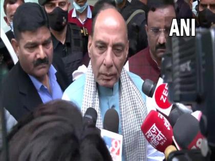 UP polls phase 4: Rajnath Singh casts his vote in Lucknow, exudes confidence in BJP's victory | UP polls phase 4: Rajnath Singh casts his vote in Lucknow, exudes confidence in BJP's victory UP polls phase 4: Rajnath Singh casts his vote in Lucknow, exudes confidence in BJP's victory | UP polls phase 4: Rajnath Singh casts his vote in Lucknow, exudes confidence in BJP's victory