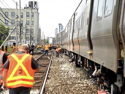 13 injured after train derails in New York City | 13 injured after train derails in New York City 13 injured after train derails in New York City | 13 injured after train derails in New York City