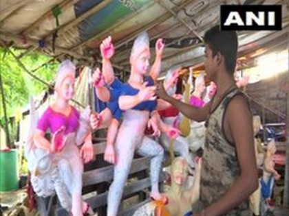 COVID-19: Business of idol makers affected ahead of Durga Puja in Bhubaneswar | COVID-19: Business of idol makers affected ahead of Durga Puja in Bhubaneswar