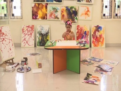 Two and half-year-old child from Bhubaneswar sets world record for creating maximum number of paintings by toddler | Two and half-year-old child from Bhubaneswar sets world record for creating maximum number of paintings by toddler