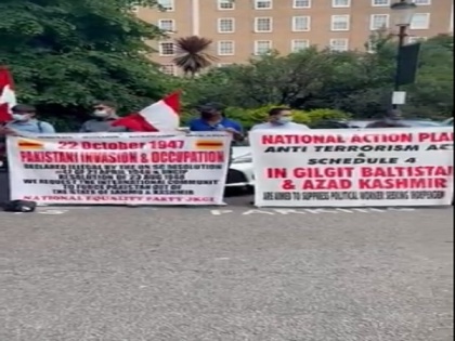 National Equality Party protests outside Pak high commission in London against arrest of political workers, activists | National Equality Party protests outside Pak high commission in London against arrest of political workers, activists
