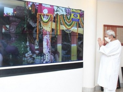 Odisha CM virtually attends Jagannath Rath Yatra in Puri | Odisha CM virtually attends Jagannath Rath Yatra in Puri