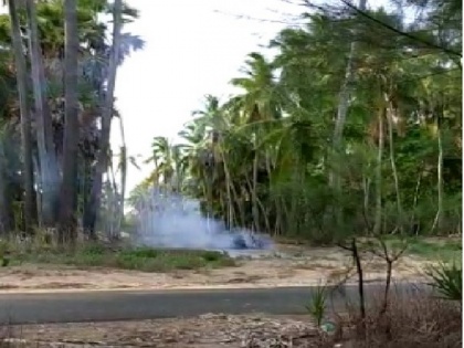 ONGC gas pipeline leaks in Andhra Pradesh's East Godavari | ONGC gas pipeline leaks in Andhra Pradesh's East Godavari