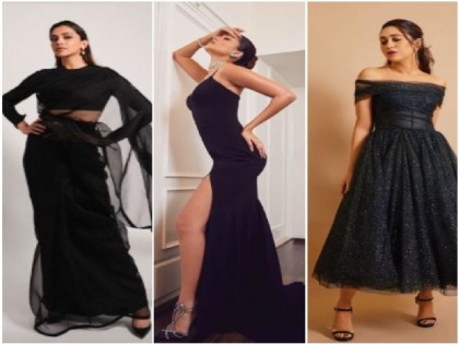 Deepika Padukone, Tara Sutaria, Karisma Kapoor dazzle in black outfits | Deepika Padukone, Tara Sutaria, Karisma Kapoor dazzle in black outfits