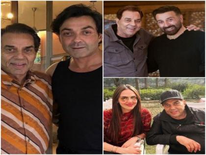 Sunny Deol, Bobby Deol, Esha Deol share birthday wishes for father Dharmendra | Sunny Deol, Bobby Deol, Esha Deol share birthday wishes for father Dharmendra
