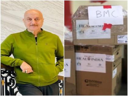 Anupam Kher donates oxygen concentrators, BiPAP machines to BMC for COVID crisis | Anupam Kher donates oxygen concentrators, BiPAP machines to BMC for COVID crisis