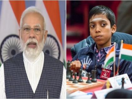 Proud of Praggnanandhaa's accomplishment of winning against Carlsen: PM Modi | Proud of Praggnanandhaa's accomplishment of winning against Carlsen: PM Modi
