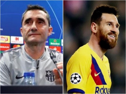 Hat-trick was a good way to celebrate Ballon d'Or: Ernesto Valverde hails Messi | Hat-trick was a good way to celebrate Ballon d'Or: Ernesto Valverde hails Messi