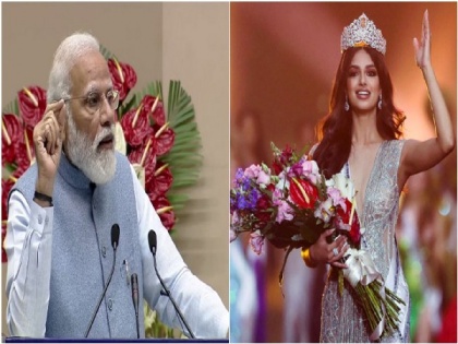PM Modi congratulates Miss Universe 2021 Harnaaz Sandhu | PM Modi congratulates Miss Universe 2021 Harnaaz Sandhu