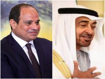 Egypt's president, Abu Dhabi crown prince discuss joint cooperation | Egypt's president, Abu Dhabi crown prince discuss joint cooperation